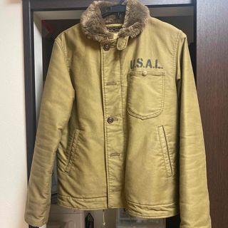 アルファインダストリーズ(ALPHA INDUSTRIES)のALPHA X LEE コラボアイテム　N1デッキジャケット(ミリタリージャケット)