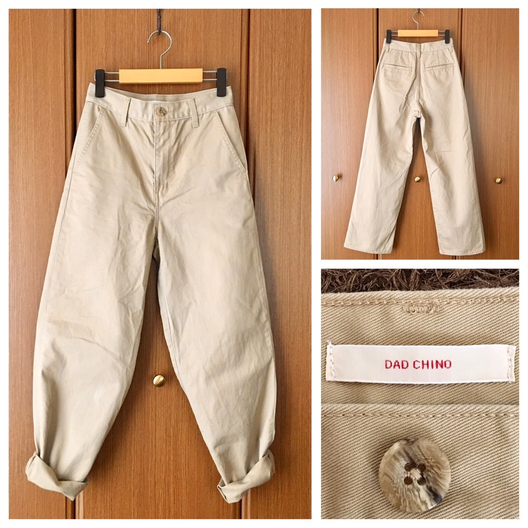 美品 Levi's DAD CHINO ハイライズ トラウザーズ チノパンツ | フリマアプリ ラクマ