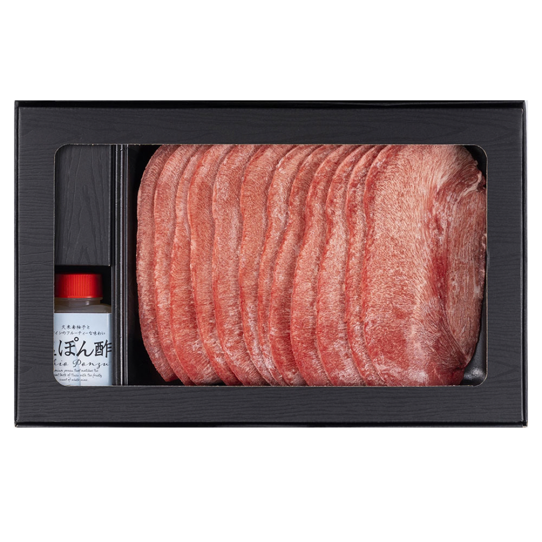 0130818  岡山 牛たんしゃぶしゃぶセット 300g 食品/飲料/酒の食品(肉)の商品写真