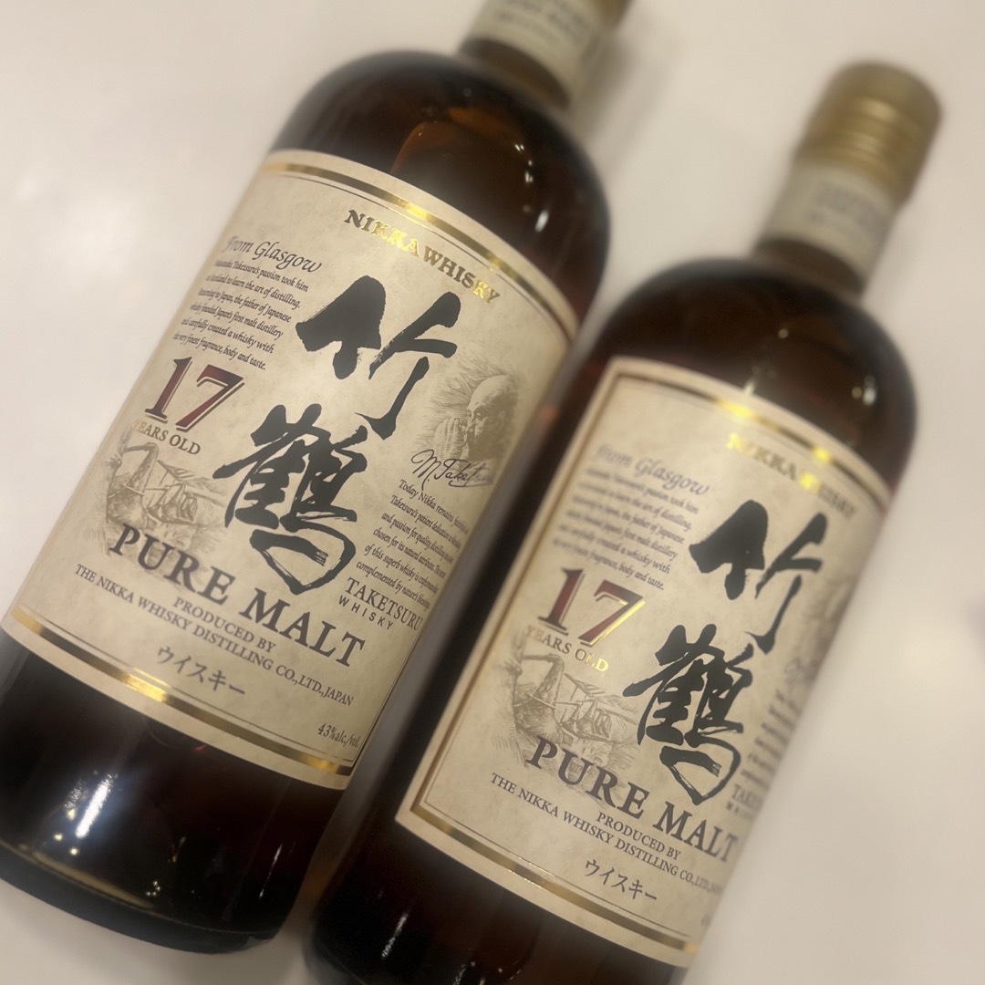 酒竹鶴　17年　２本セット