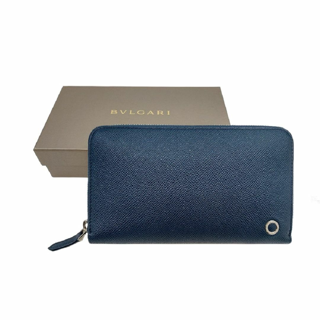 未使用品！BVLGARI【ブルガリ】ブルガリブルガリ マン ラウンドジップ長財布