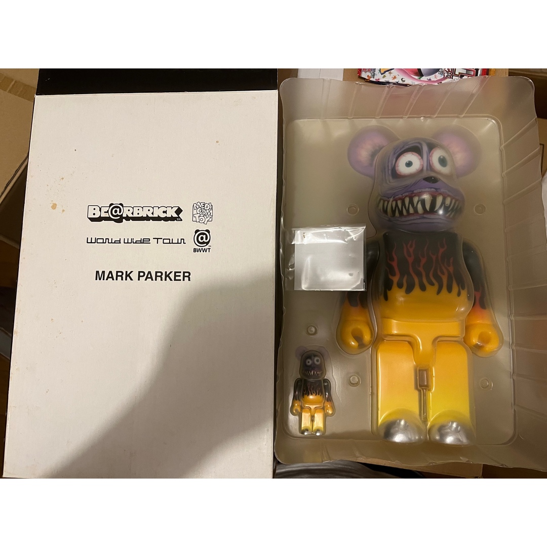 BE@RBRICK(ベアブリック)のBE@RBRICK MARK PARKER 100％＆400％ エンタメ/ホビーのフィギュア(その他)の商品写真