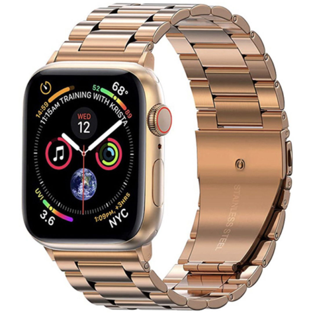 Applewatch アップルウォッチ バンド ゴールド 42 44 45mm