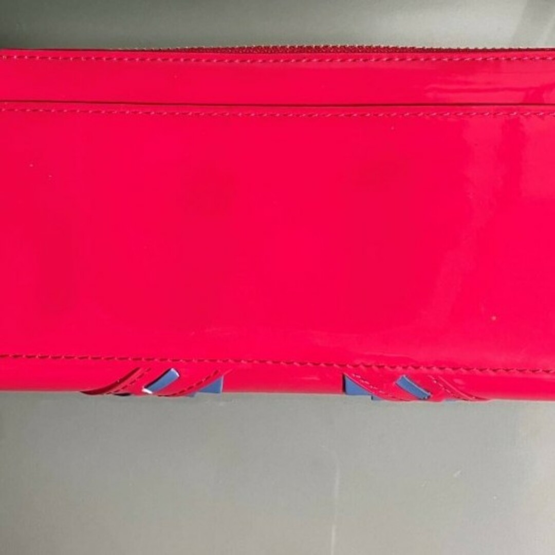 ANNA SUI - ◇アナスイ◇エナメル◇ラウンドファスナー 財布 長財布