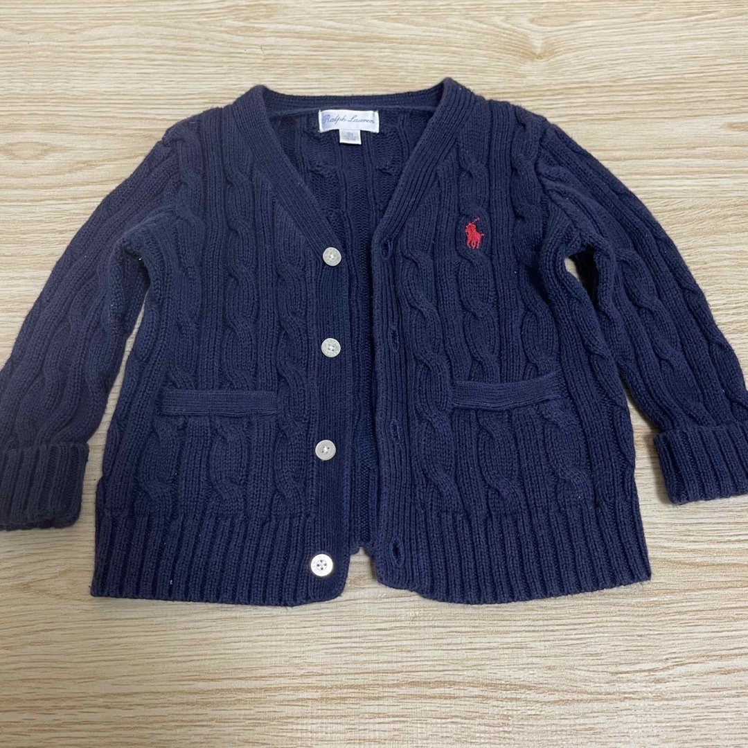 Ralph Lauren(ラルフローレン)のポロラルフローレン RALPH LAUREN カーディガン9M(75cm) キッズ/ベビー/マタニティのキッズ服女の子用(90cm~)(カーディガン)の商品写真