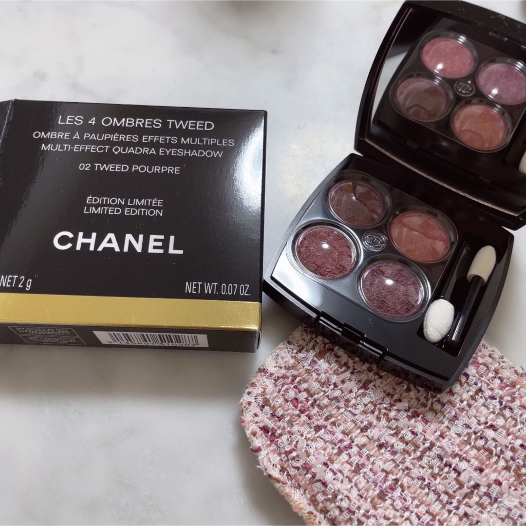 CHANEL LES 4 OMBRES TWEED - ALL 4 DEMO'ED AND SWATCHED 