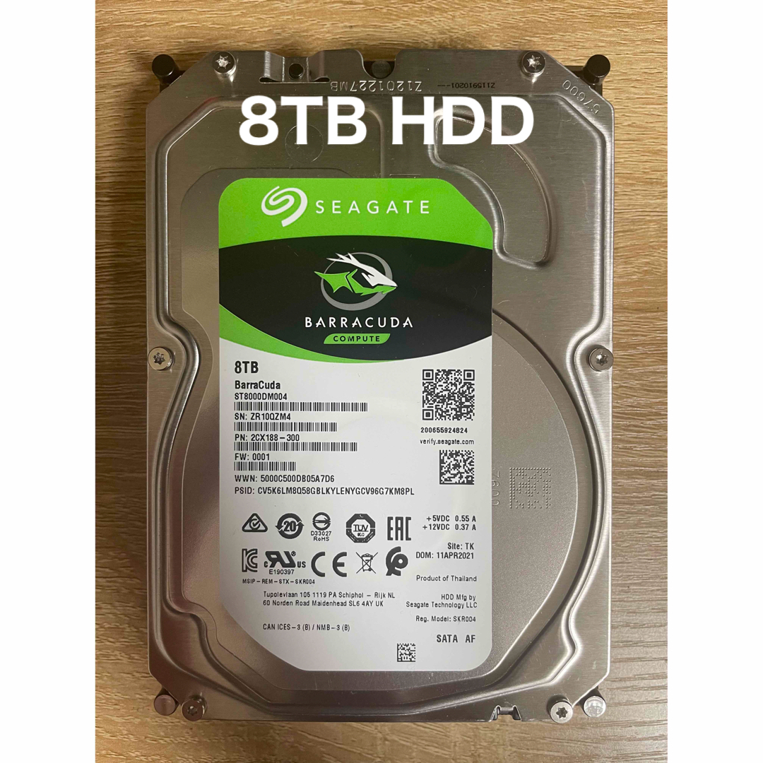 品　SEAGATE 8TB