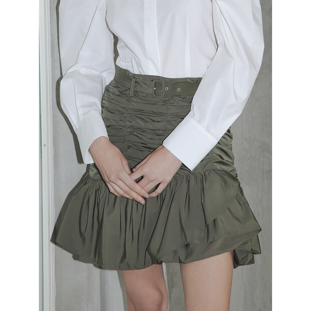 Lily Brown(リリーブラウン)の新品未使用⭐︎フリルバルーンミニスカート⭐︎リリーブラウン レディースのスカート(ミニスカート)の商品写真