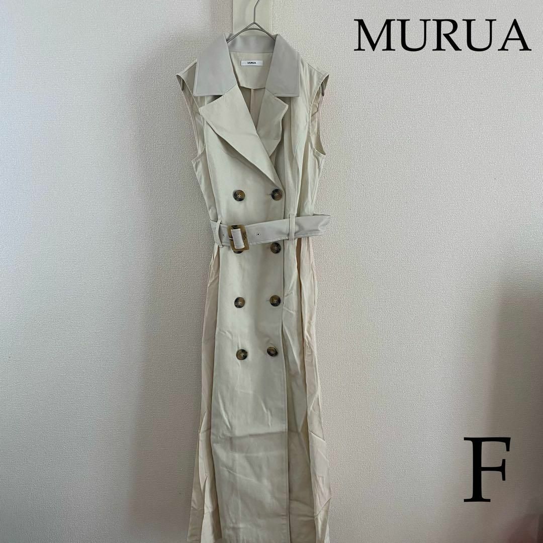 MURUA（ムルーア）  　ノースリーブトレンチコート