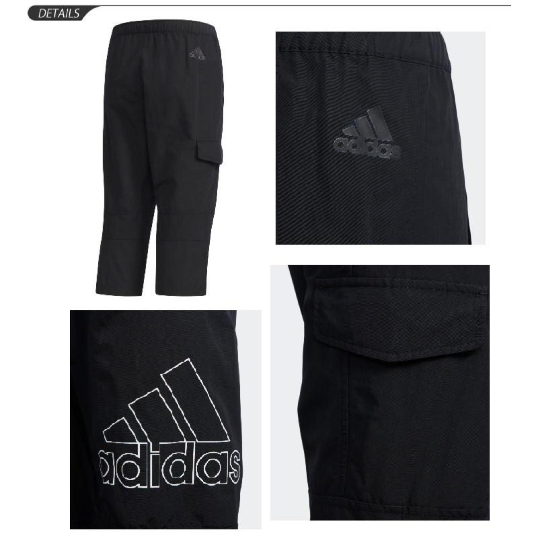 adidas(アディダス)の送料無料 新品 adidas ボーイズ タッサー 3/5パンツ 130 キッズ/ベビー/マタニティのキッズ服男の子用(90cm~)(パンツ/スパッツ)の商品写真