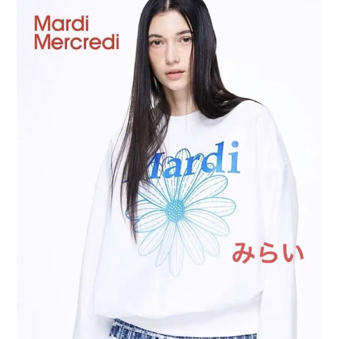 Mardi Mercrediマルディメクルディ スウェット 花グラデーションの通販 ...