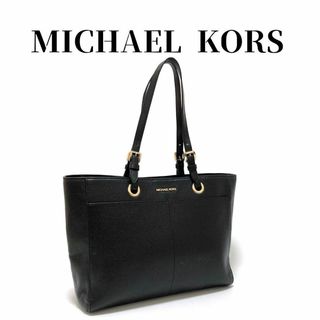 マイケルコース(Michael Kors)のマイケルコース トートバッグ ビジネスバッグ ブラック ゴールド レザー A4(トートバッグ)