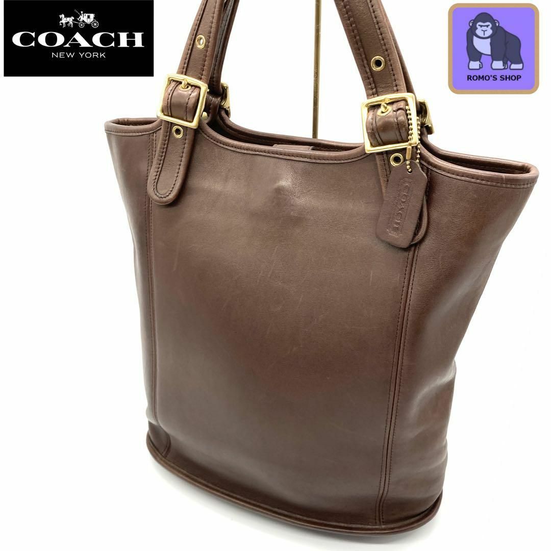 良品】COACH オールドコーチ バケツ トートバッグ ショルダー可