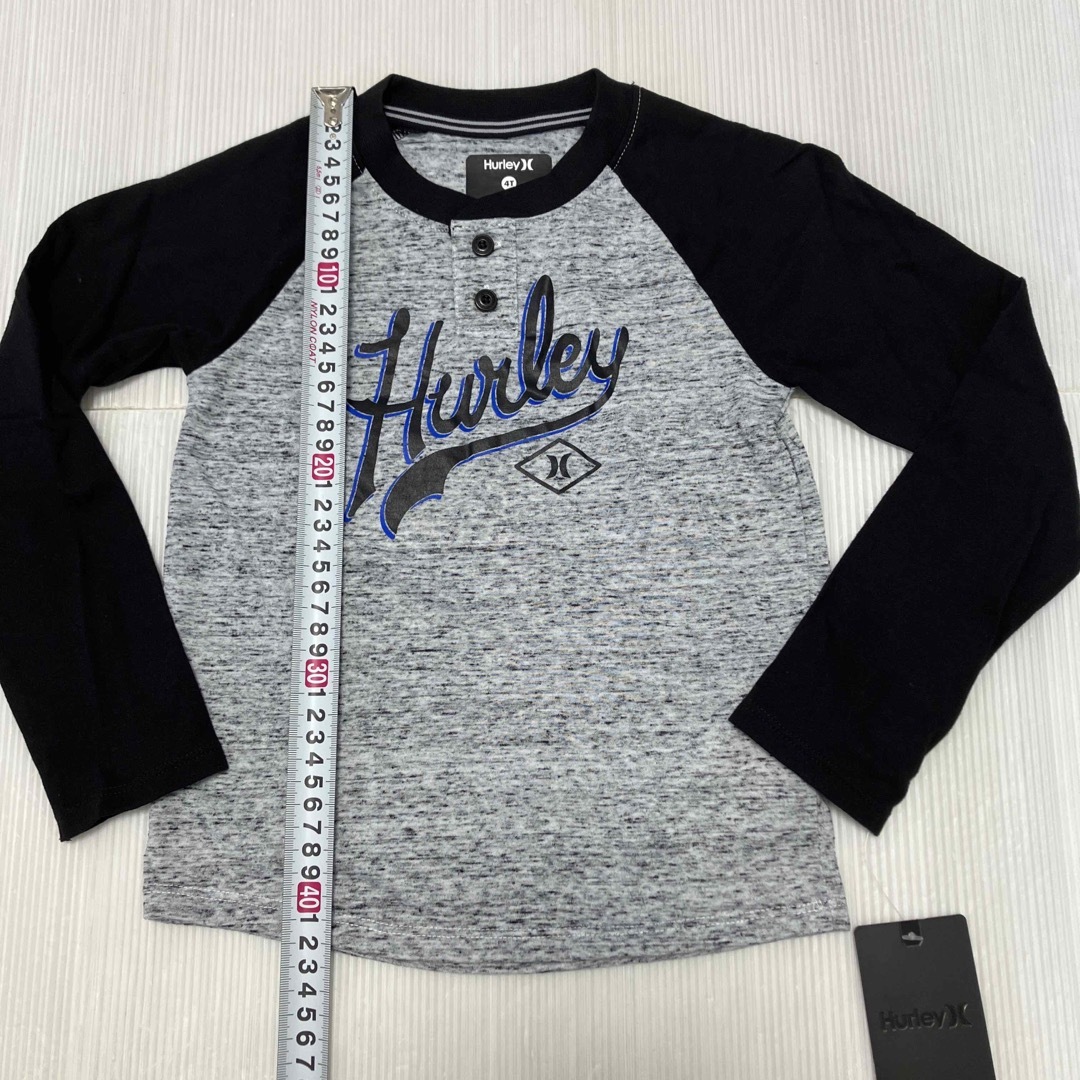 送料無料 新品 HURLEY X ハーレー ボーイズ 長袖 Tシャツ 100