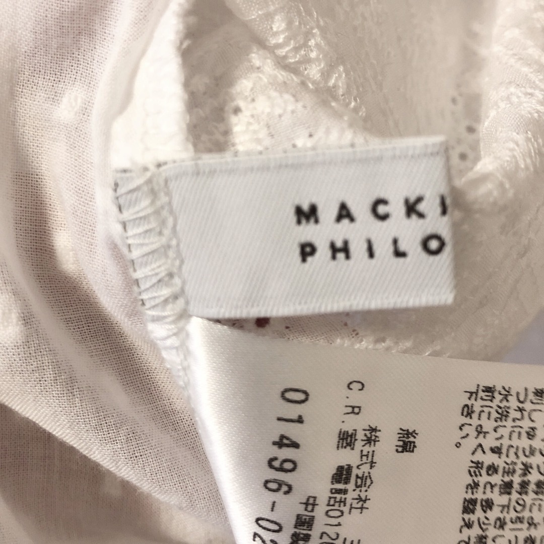 Macintosh philosophy コットンボイル/コットンレースブラウス 9