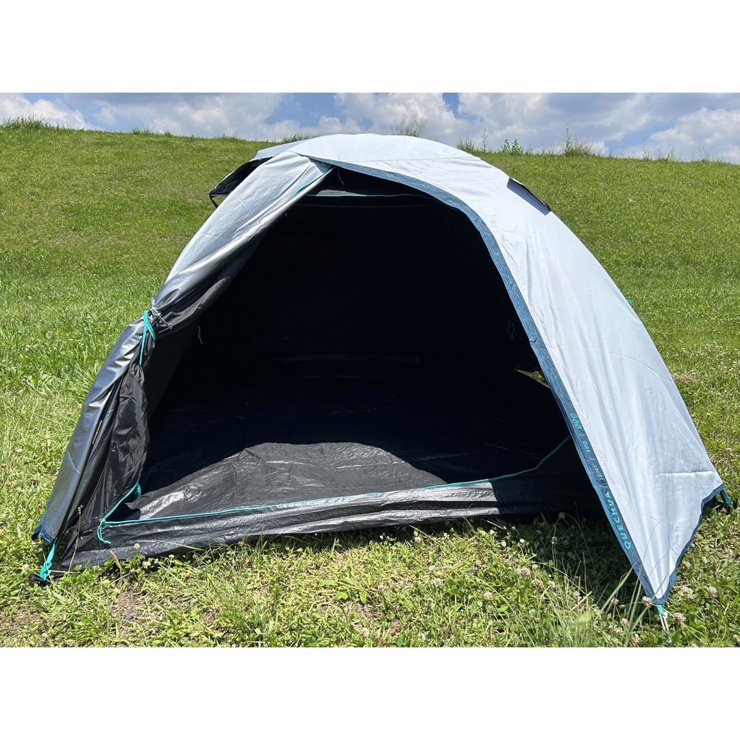 中古品美品 Quechua ケシュア リビングタープ シェルター 3m×3m