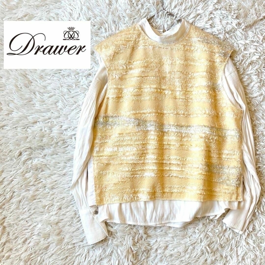 Drawer - DRAWER ドゥロワー✨ノースリーブブラウストップス フリンジ