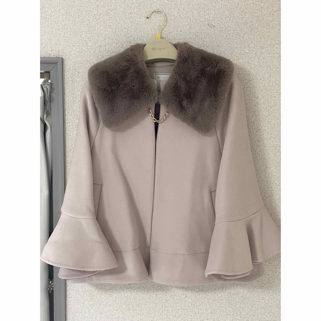 Her lip to(ハーリップトゥ)のHLT♡Convertible Faux Fur Tippet Coat♡ レディースのジャケット/アウター(ポンチョ)の商品写真