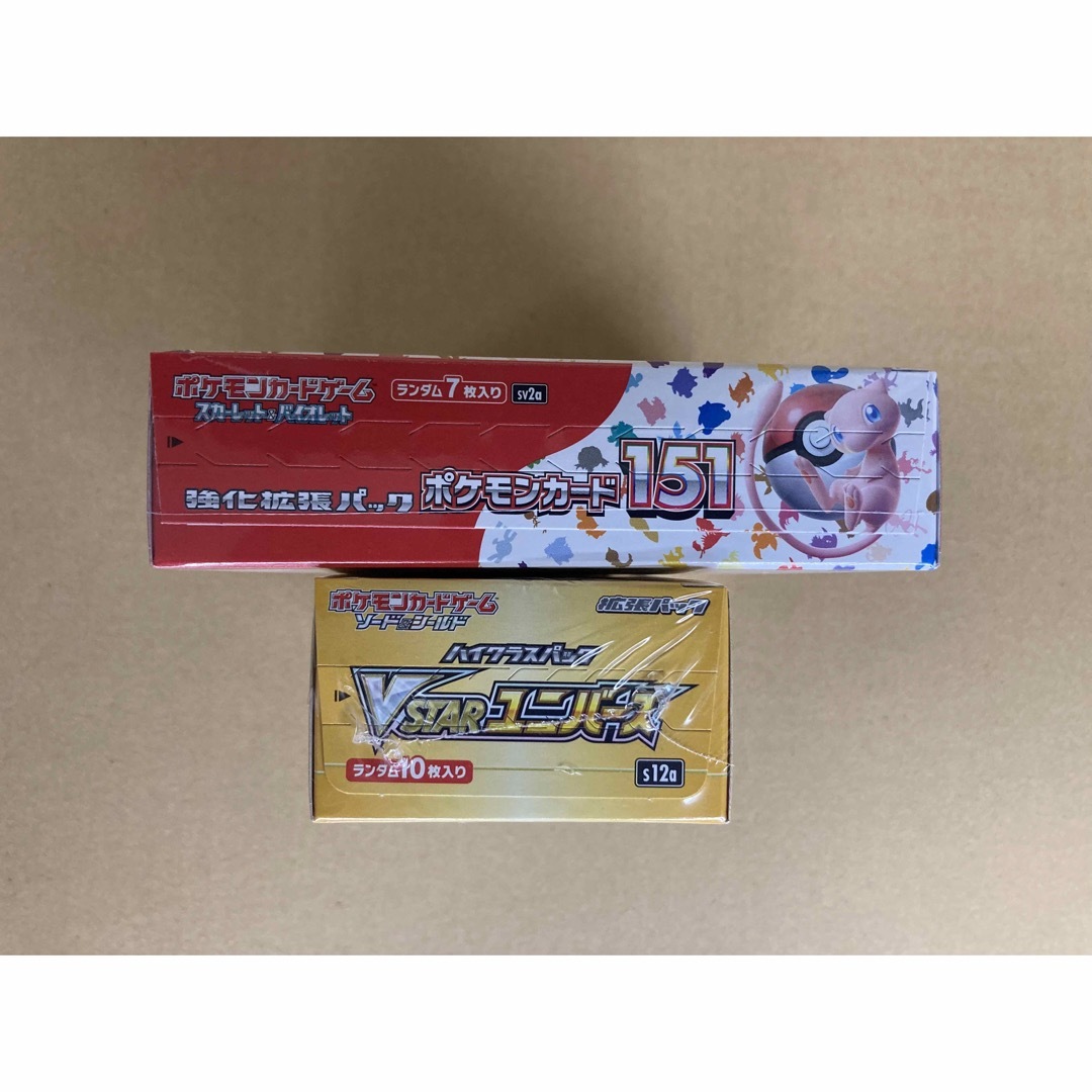 ポケモンカード151 VSTARユニバース　BOX未開封　シュリンク付き