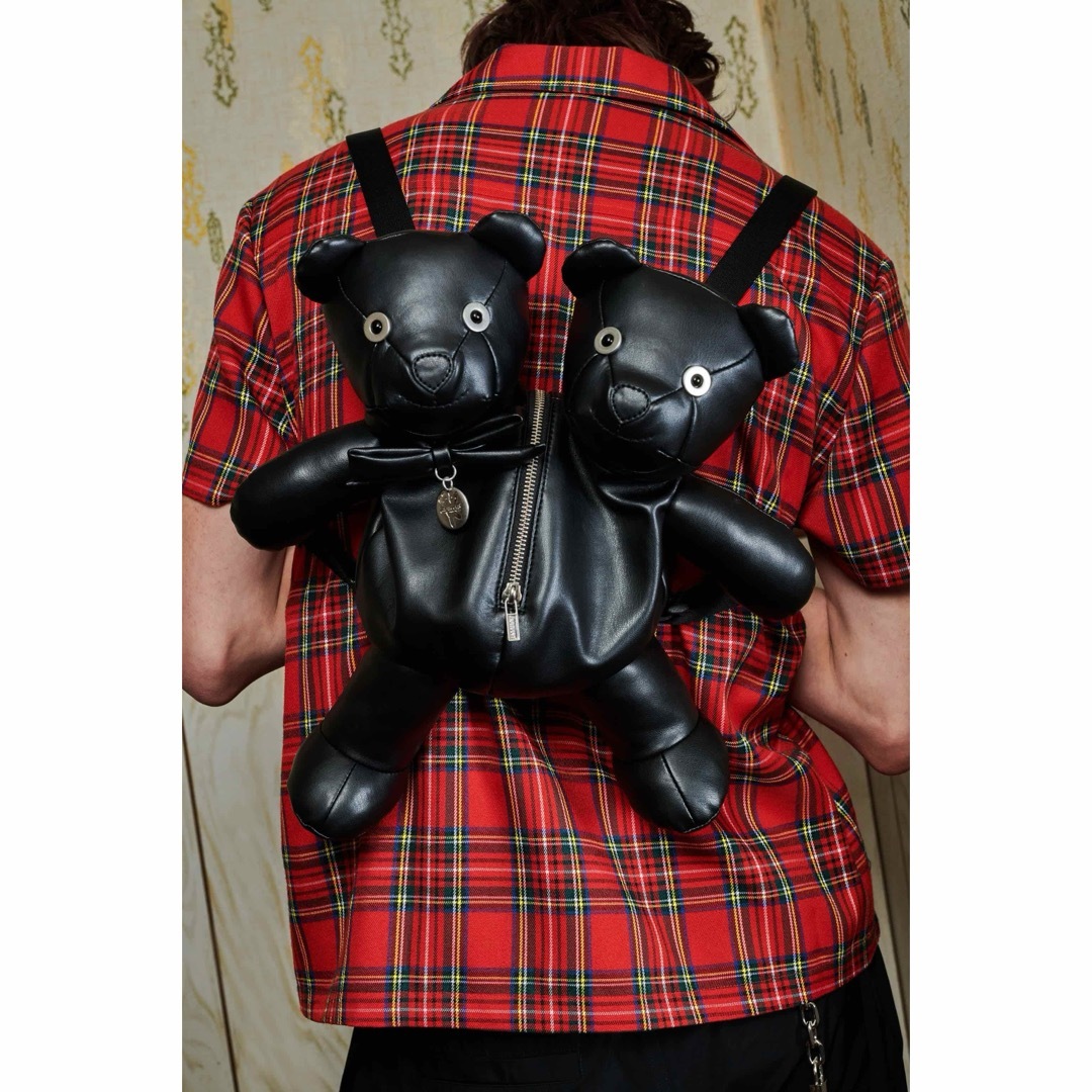 HEAVEN TEDDY BACKPACK BLACK