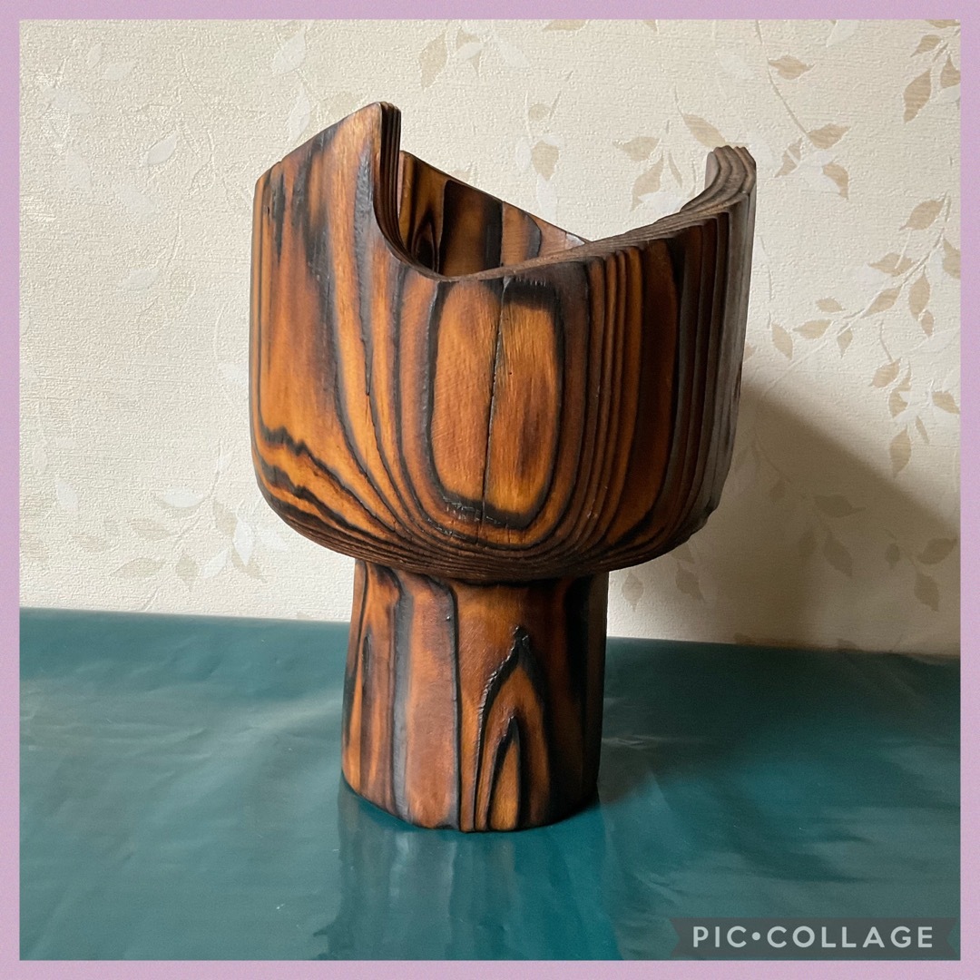 天然木　花器　花瓶