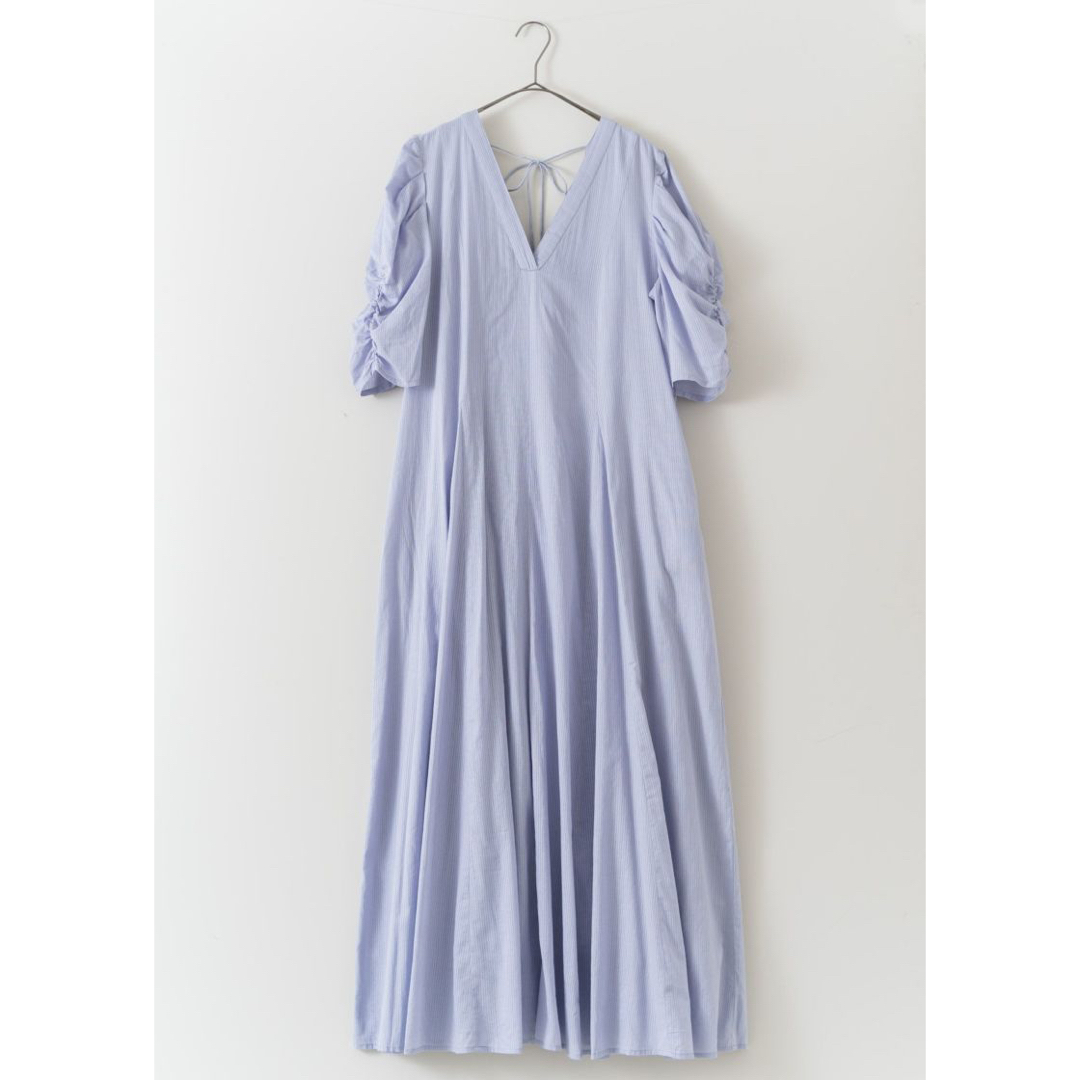 ne Quittez pas♡Dobby Stripe Plain Dress