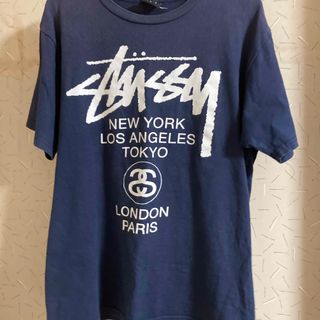 ステューシー ネイビー Tシャツ・カットソー(メンズ)の通販 300点以上