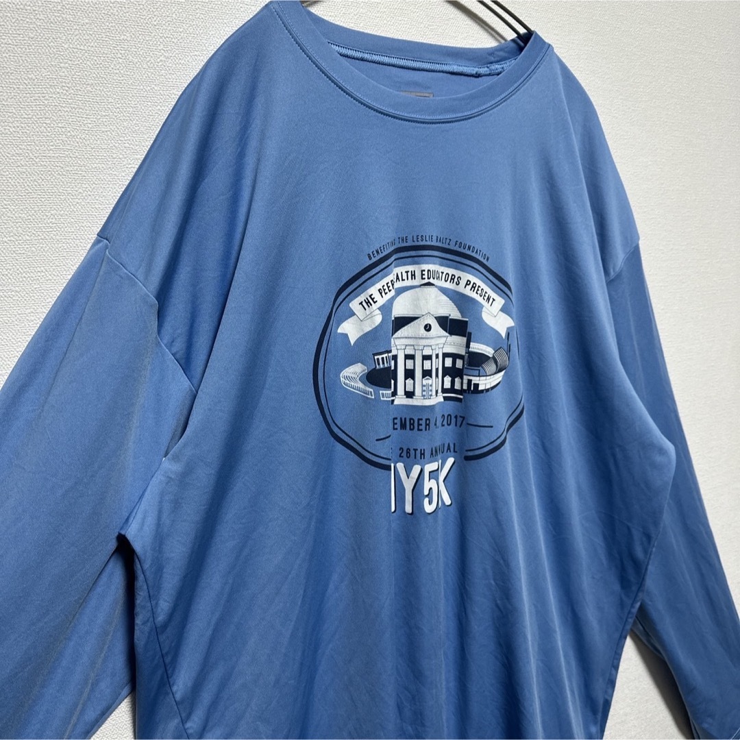 A4.com メキシコ製 スポーツ 長袖カットソー 両面プリント XL 海外古着 メンズのトップス(Tシャツ/カットソー(七分/長袖))の商品写真