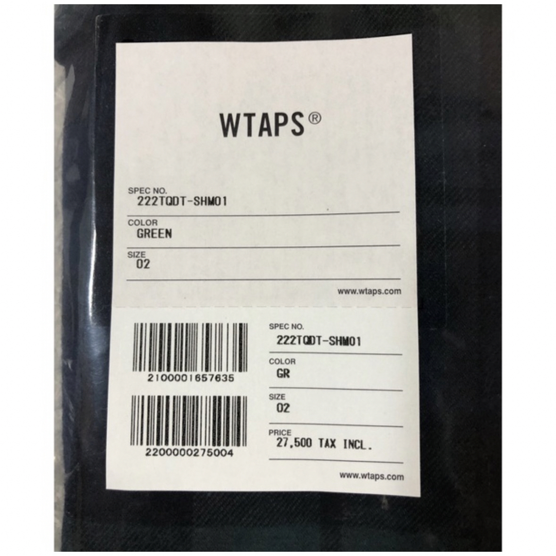 Wtaps  DECK LS COTTON FLANNEL