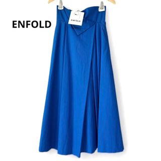 エンフォルド(ENFOLD)の新品タグ付  ENFOLD  ハイウエスト スカート パンツ 36(カジュアルパンツ)