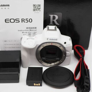 Canon - ■わずか3000ショット■ CANON EOS R50 ホワイト ■ほぼ新品■