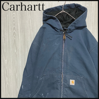 carhartt - Z883カーハートアクティブジャケットワンポイント刺繍ロゴ ダック地ワーク系