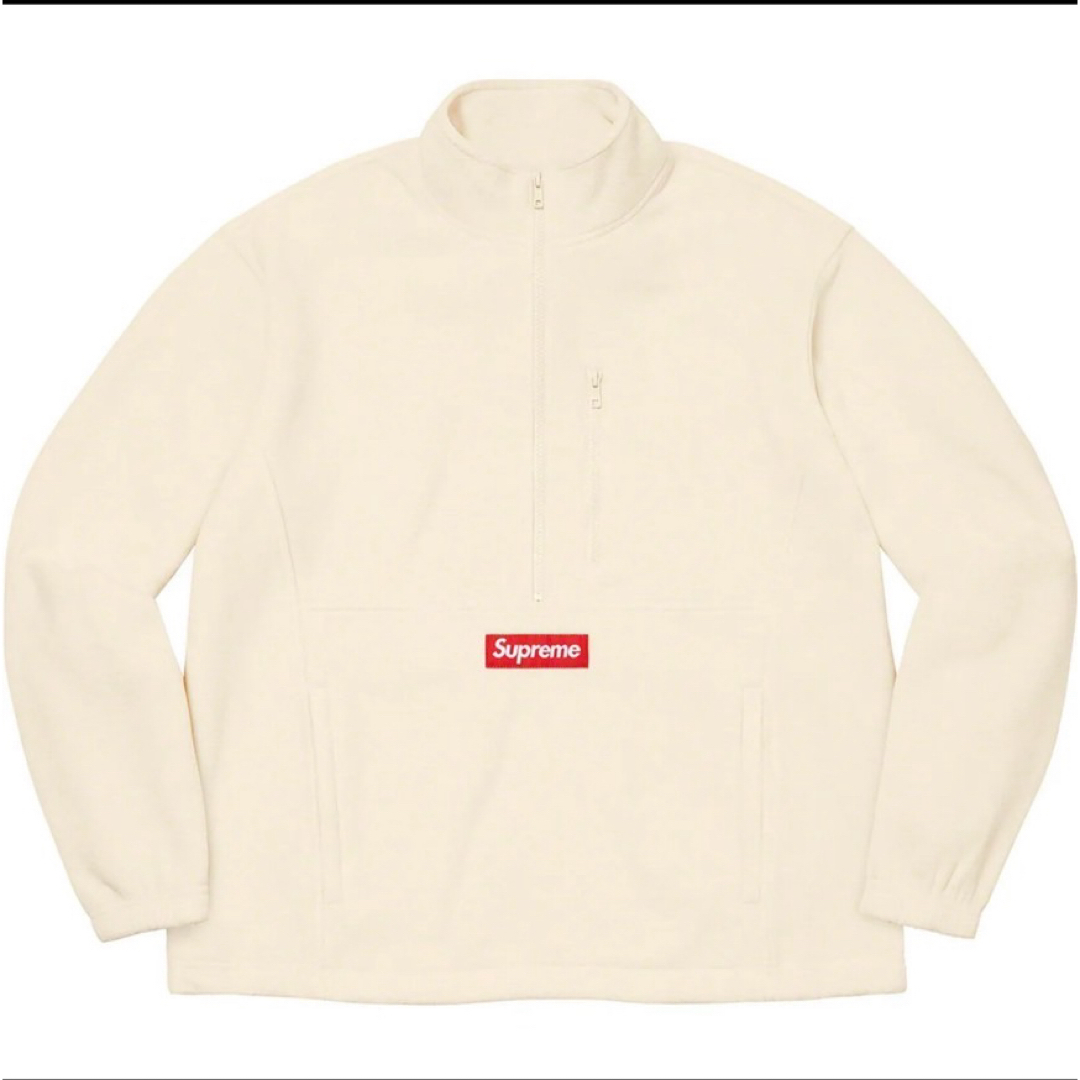 supreme フリース　ハーフジップ