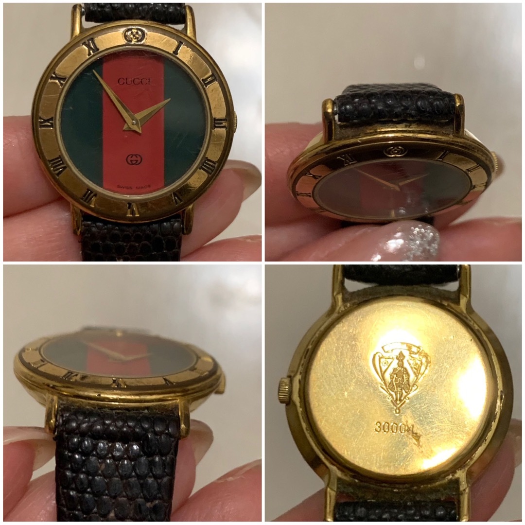 Gucci - 【稼働品】GUCCI シェリーライン レディースウォッチの通販 by