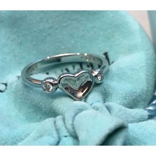 極美品 TIFFANY ティファニー フルハート ダイヤモンド リング 9.5号