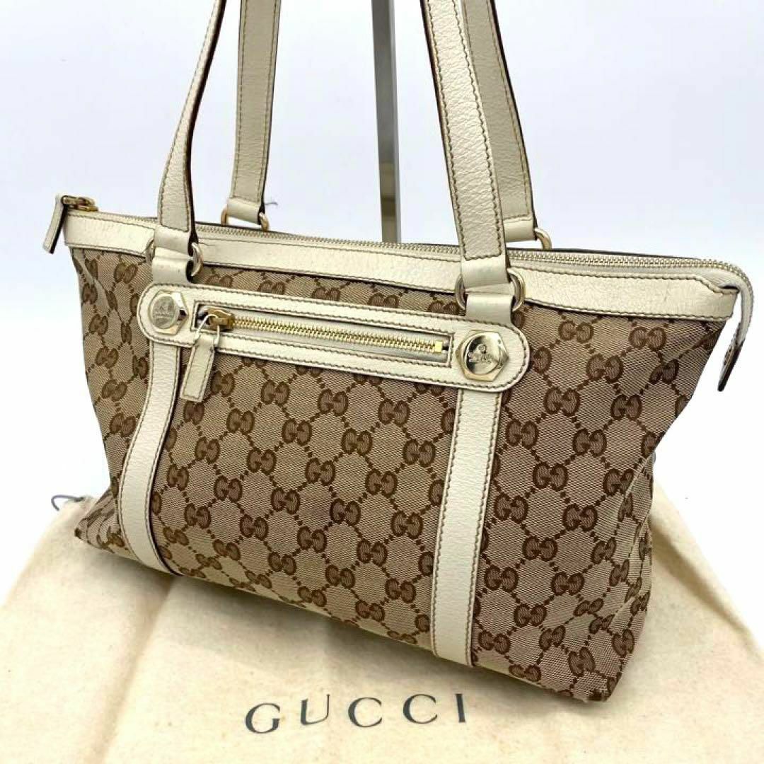 Gucci - 【美品】オールドグッチ GUCCI 肩掛け シグネチャー gg トート