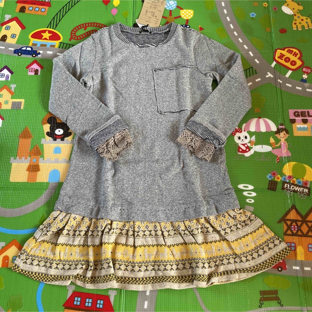 FITH(フィス)の【新品】　fith   フィス　ミニワンピース キッズ/ベビー/マタニティのキッズ服女の子用(90cm~)(ワンピース)の商品写真