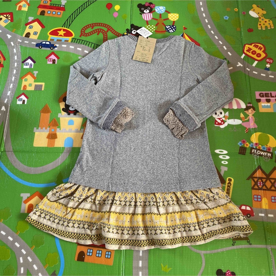 FITH(フィス)の【新品】　fith   フィス　ミニワンピース キッズ/ベビー/マタニティのキッズ服女の子用(90cm~)(ワンピース)の商品写真