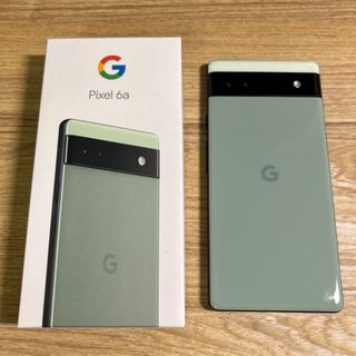 グーグルピクセル(Google Pixel)のGoogle pixel6a sage(グリーン)(スマートフォン本体)