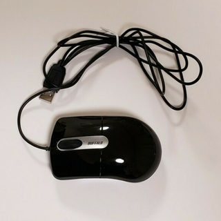 バッファロー(Buffalo)のマウス 有線マウス BSMOU27SM ブラック BUFFALO バッファロー(PC周辺機器)