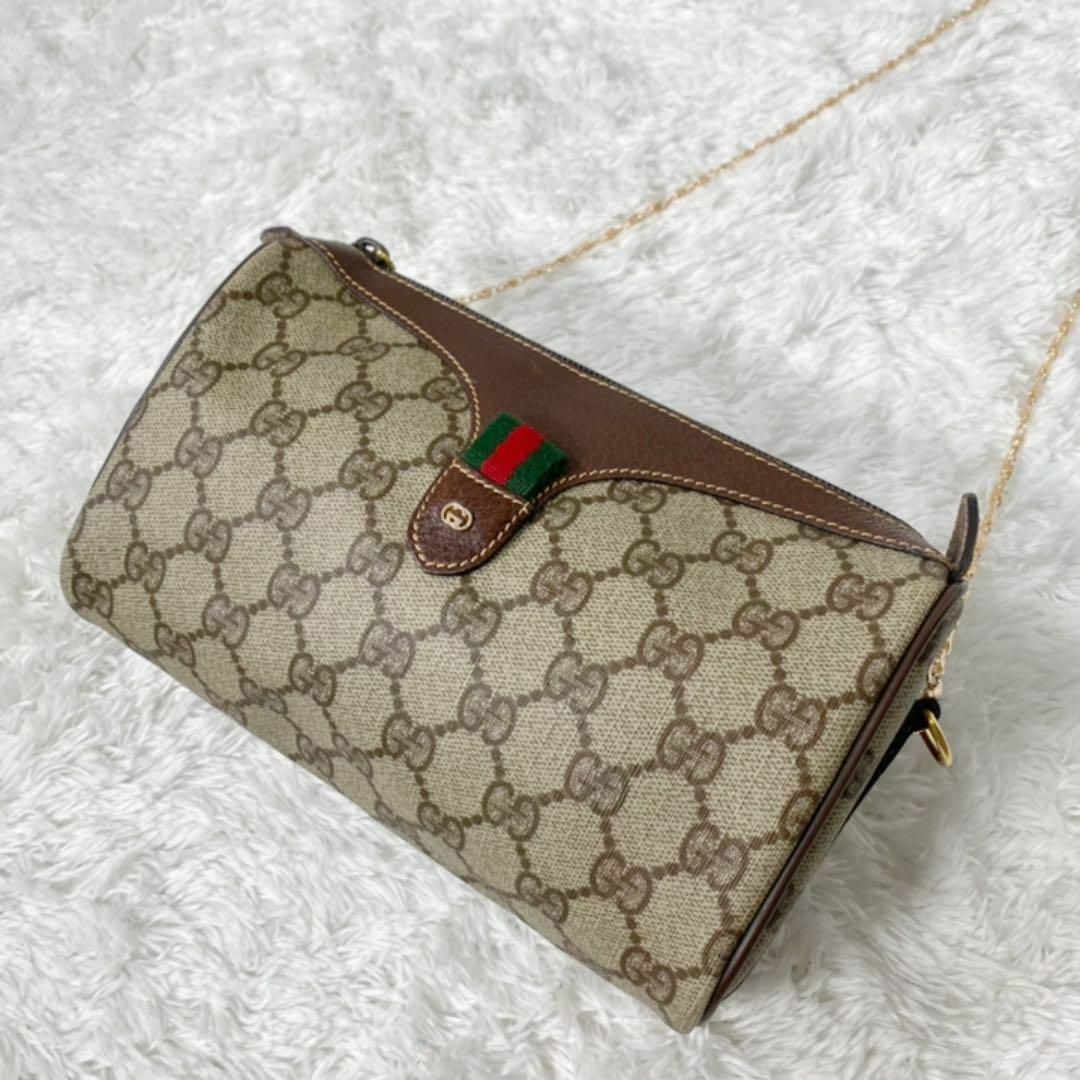 稀少】 GUCCI オールドグッチ グッチ ショルダー gg バッグ ポーチ-