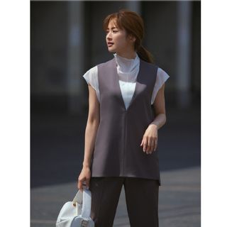 プラステ ベスト/ジレ(レディース)(ブラック/黒色系)の通販 61点 プラステ ベスト/ジレ(レディース)(ブラック/黒色系)の通販 61点