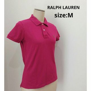 ラルフローレン(Ralph Lauren)のRALPH LAUREN ラルフローレン ポロシャツ レディース M ピンク(ポロシャツ)