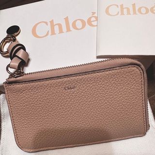 Chloe - クロエ アルファベット スモール パース L字ファスナー カード