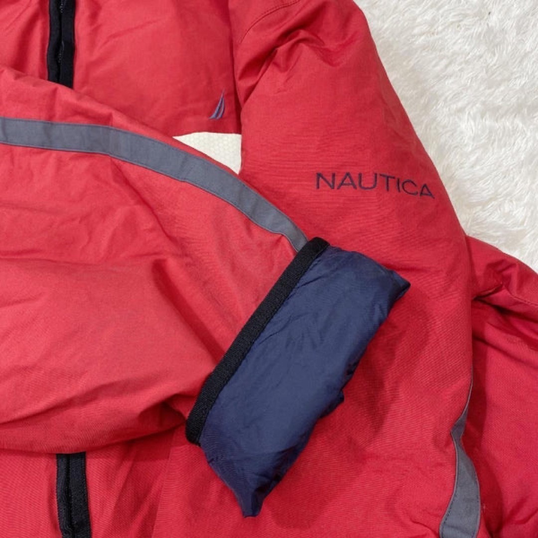 【10342】NAUTICA ノーティカ アウター 赤 XXL 長袖 裏起毛