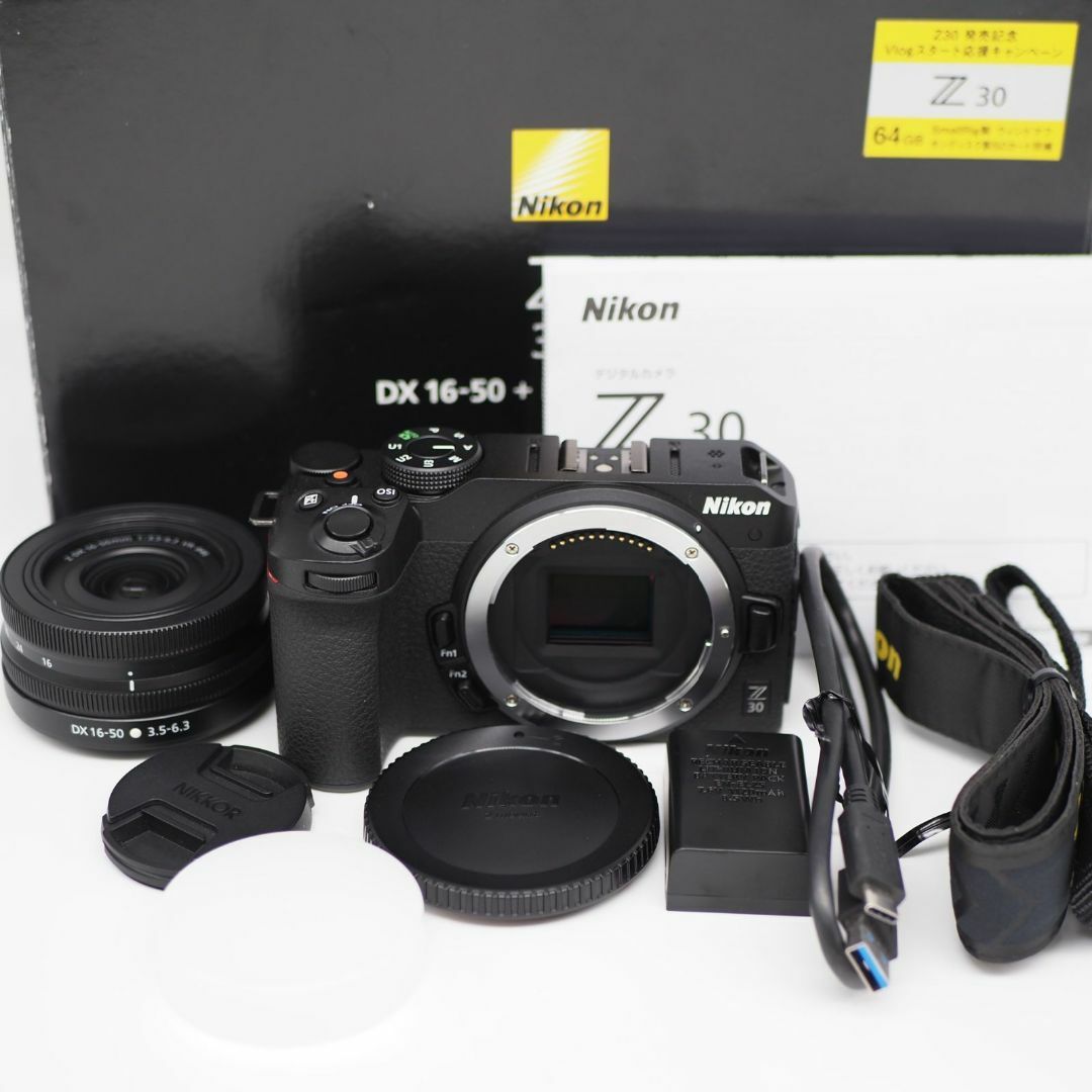 ■1382ショット■ Nikon Z30 16-50 VR キット ■ほぼ新品■