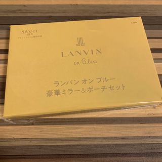 ランバンオンブルー(LANVIN en Bleu)のランバンオンブルー　豪華ミラー&ポーチセット　付録　スウィート(ポーチ)