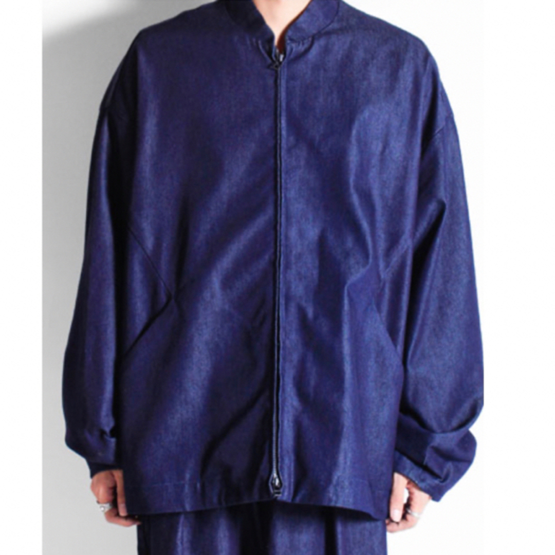 STAND COLLAR BLOUSON -INDIGO- VU アウター