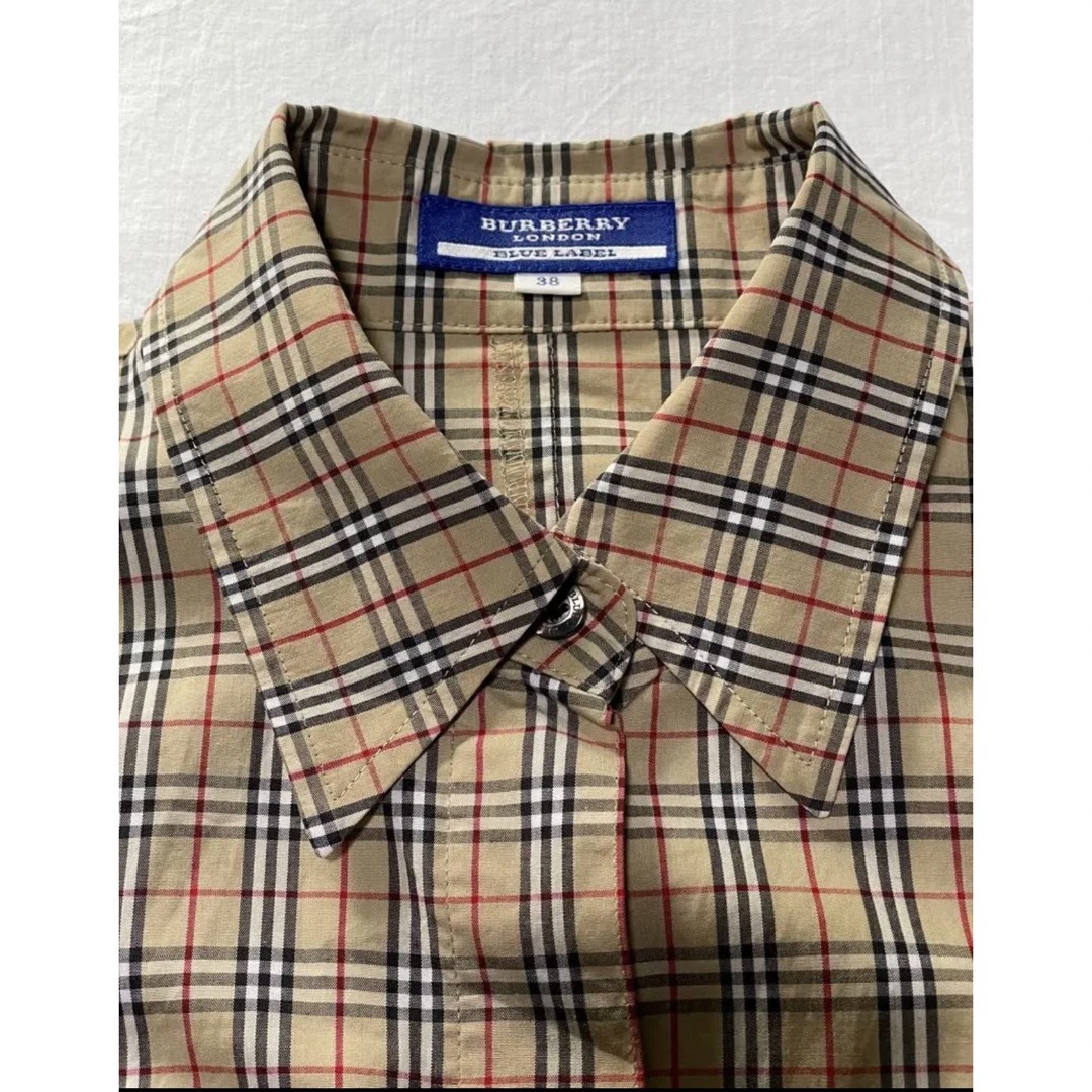 BURBERRY(バーバリー)のSALE 極美品　BURBERRY バーバリー　ノバチェックシャツ レディースのトップス(シャツ/ブラウス(長袖/七分))の商品写真