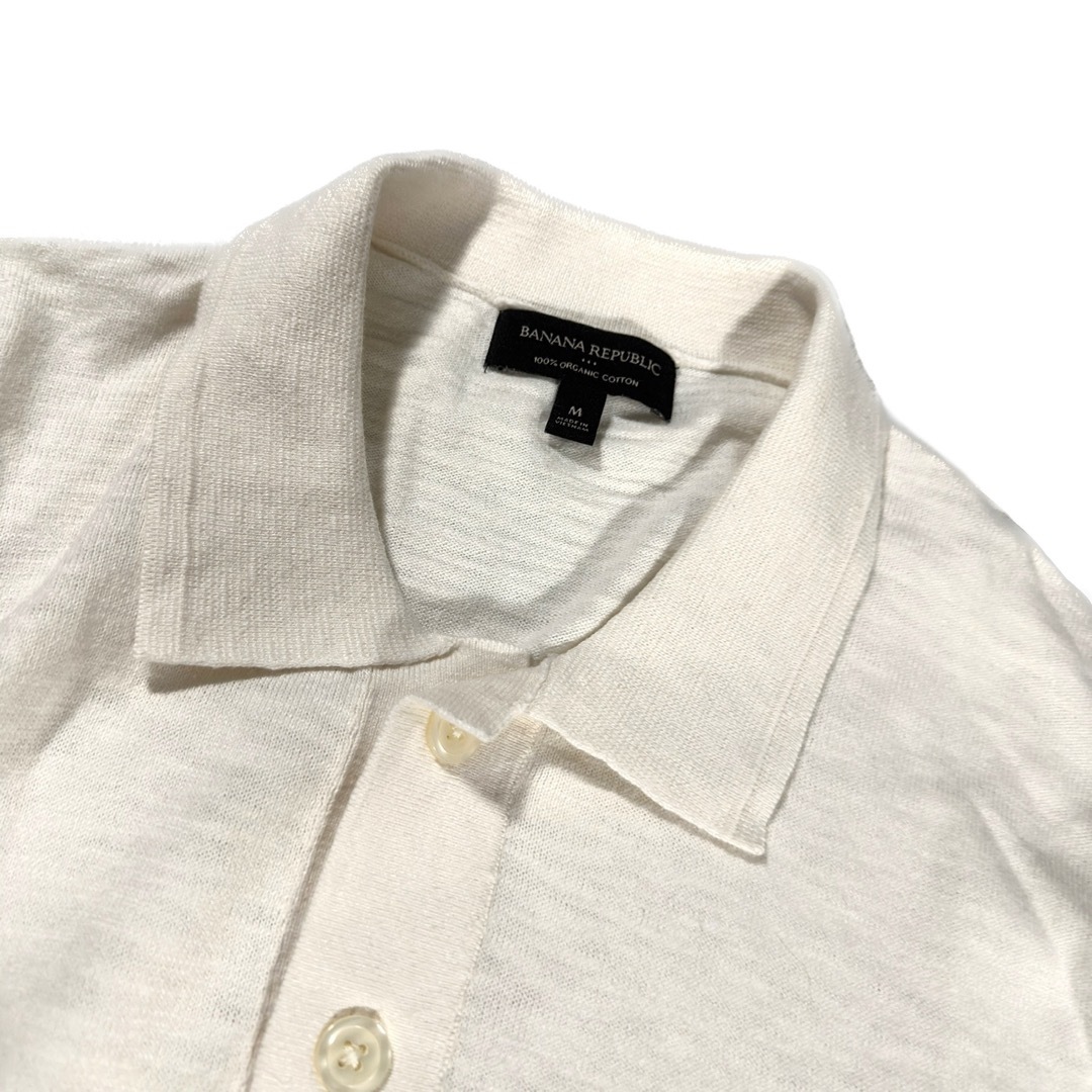 Banana Republic(バナナリパブリック)のbanana republic polo shirt natural メンズのトップス(ポロシャツ)の商品写真